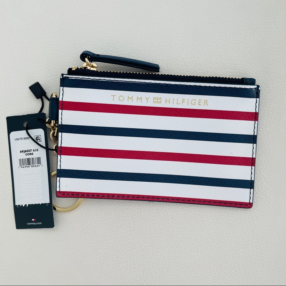 2/$20 TOMMY HILFIGER Summer Strip Coin Purse